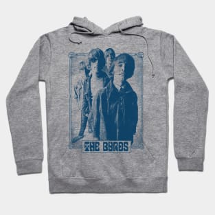 The Byrds  / Vintage Style Retro Fan Art Hoodie